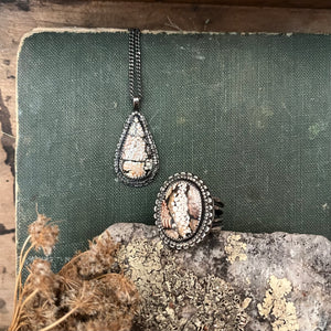 Snakeskin Jasper Ring