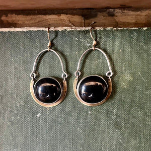 Obsidian Earrings